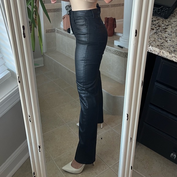 Express Leather Look Pants - Picture 3 of 8